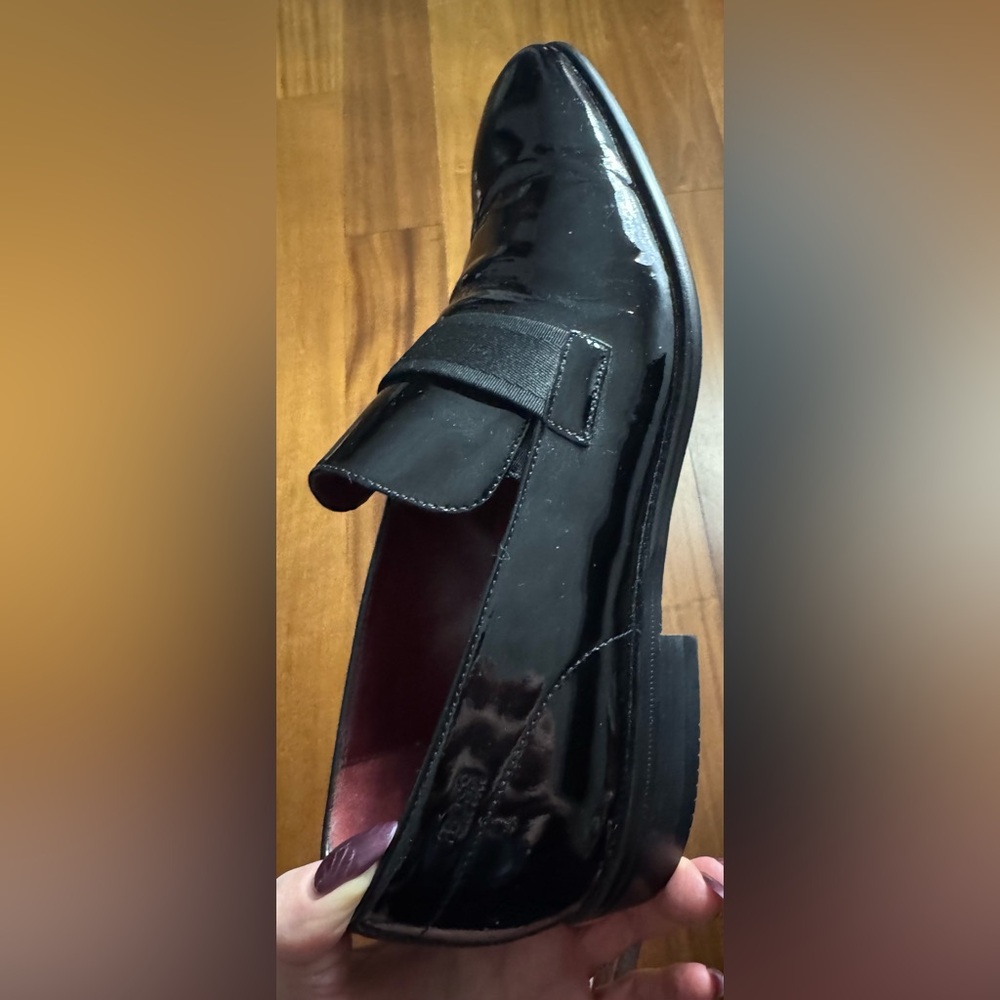 Hugo Boss Glossy Black Tuxedo shoes